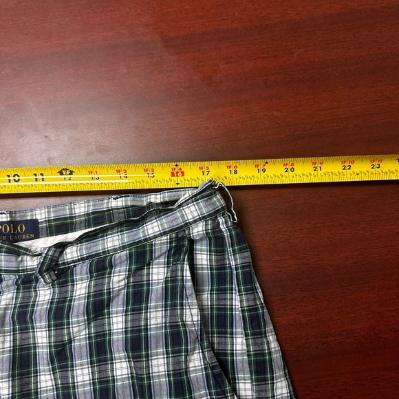 Polo Ralph Lauren Shorts Mens Size 34 Chino Plaid Golf Streetwear Cotton Preppy - Picture 7 of 8